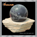 Black Granite Ball Fountain With Map(YL-X058)
